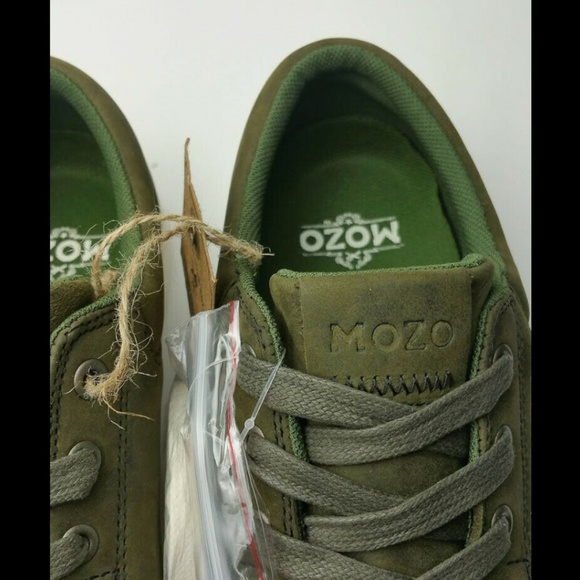 SOLD NEW Mozo FINN 10.5 Olive Green Work Sneaker - Picture 2 of 8